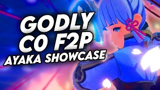 AYAKA F2P C0 SHOWCASE amp F2P BUILD GUIDE  Genshin Impact [upl. by Dyraj]