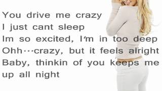 You Drive Me Crazy  Britney Spears Lyrics video [upl. by Naols]