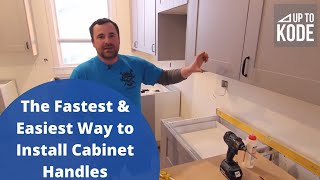 The Fastest amp Easiest Way to Install Cabinet Handles [upl. by Potts]