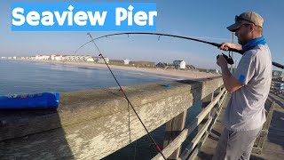 Pier Fishing in Topsail NC Feat Chatt Cats Fishing [upl. by Ahsekal587]