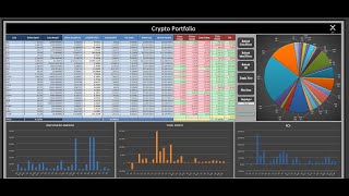 Refreshable Crypto and Metal Portfolio in Excel for Free [upl. by Losyram711]