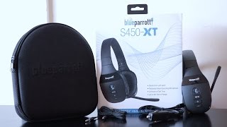 Unboxing amp Pairing Blue Parrott S450 XT Hands Free Headphones [upl. by Imuya]