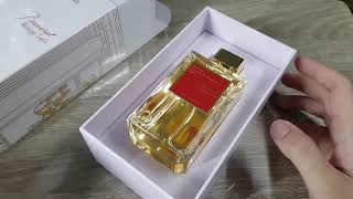 MFK Baccarat Rouge 540 Unboxing Maison Francis Kurkdjian [upl. by Son566]