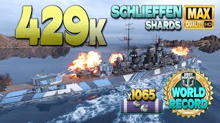 Battleship Schlieffen NEW WORLD RECORD  World of Warships [upl. by Minsat]