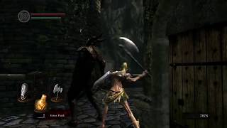 DARK SOULS REMASTERED How to Kill Black Knight START AREA [upl. by Yadsnil]