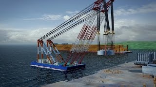 This Floating Crane Can Lift Up To 3600 Tons [upl. by Zischke]