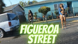 Figueroa Street South Central Los Angeles CA [upl. by Atirihs]