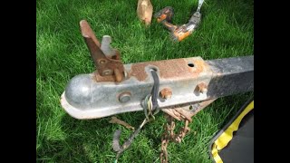 Trailer coupler replacement Easy DIY project [upl. by Yrelav]