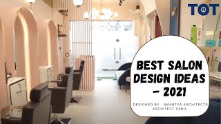 Small Beauty Salon Interior Design Ideas  Best Beauty Salon Interior Design  Salon Design 2021 [upl. by Airdnassac550]