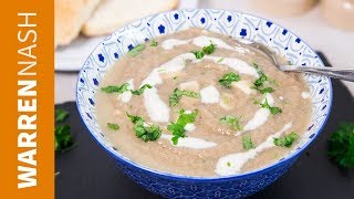 Classic Mushroom Soup Recipe Without Cream  Recipes by Warren Nash [upl. by Fruma180]