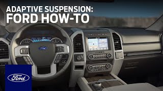 Adaptive Suspension  Ford HowTo  Ford [upl. by Brittni]