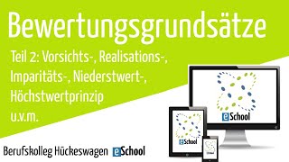 Bewertungsgrundsätze Teil 2  Bewertungsprinzipien der Bilanzierung einfach erklärt Bilanz [upl. by Oyr]