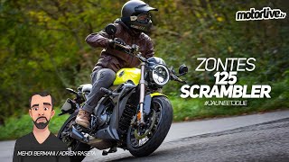 ZONTES 125 SCRAMBLER I TEST MOTORLIVE [upl. by Aissirac806]