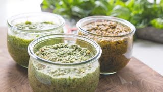 Three Pesto Recipes [upl. by Bethany]