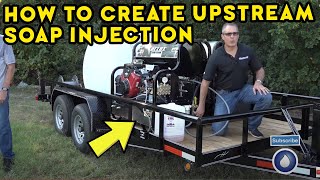 How To Create Upstream Soap Injection For High Pressure Power Washing [upl. by Apul]