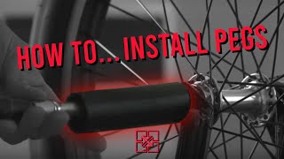 HOW TO INSTALL BMX PEGS [upl. by Pasia808]