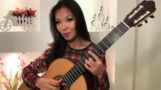 Historia de un amor Arranged and played by Thu Le classical guitar [upl. by Nylecyoj883]