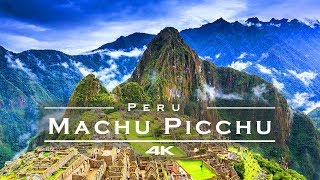 Machu Picchu Peru 🇵🇪  by drone 4K [upl. by Ahsrop]