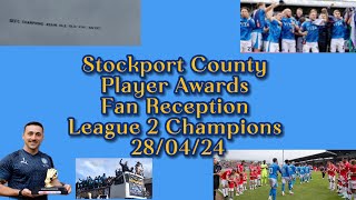 Stockport County Champions Parade amp Awards 280424 Highlights [upl. by Aneej693]