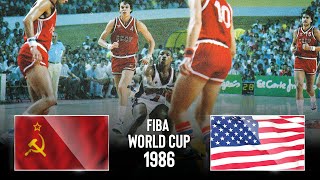 USSR vs USA  Classic Full Games   FIBA Basketball World Cup Final 1986 [upl. by Kuth]