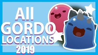 Slime RancherALL GORDO LOCATIONS GUIDE 2019 [upl. by Attenwad]