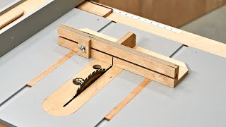 Make This Mini Table Saw Sled  Super Deluxe Version [upl. by Schilt]