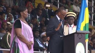 Abaperezida 17 bitabiriye umuhango wo kurahira kwa Paul Kagame [upl. by Noreg]