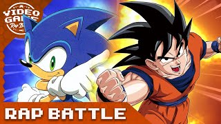 Goku vs Sonic The Hedgehog  Rap Battle [upl. by Ailak]