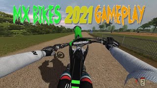 Mx Bikes 2021 Gameplay MotocrossSupercross [upl. by Shepherd]