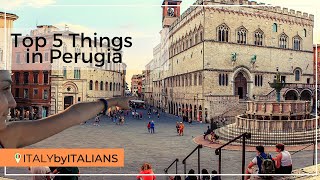 PERUGIA Italy  Top 5 things to see  extra tips [upl. by Tsan410]