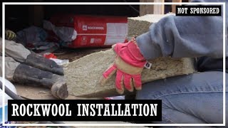 Installing Our Floor InsulationRockWool [upl. by Pembroke]