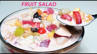 FRUIT SALAD FILIPINO STYLE  CREAMY FRUIT SALAD [upl. by Notsnarc63]