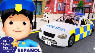 Canción de la Policía  Canciones Infantiles  Dibujos Animados  Little Baby Bum en Español [upl. by Cleve]