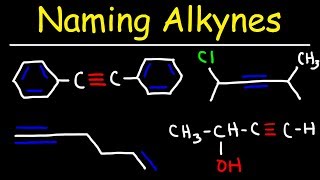 Naming Alkynes  IUPAC Nomenclature amp Common Names [upl. by Anidan657]