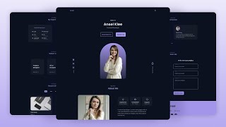 🔥 Create a Responsive Personal Portfolio Website Design Using HTML CSS amp JavaScript [upl. by Sathrum]