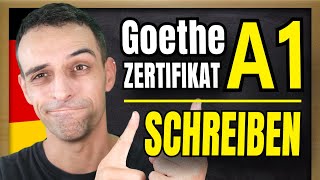 Goethe Zertifikat A1 SCHREIBEN  How to pass the written part  German A1 Goethe Exam [upl. by Bernelle]