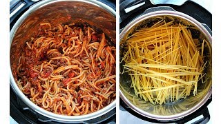 Instant Pot SPAGHETTI Recipe  Crunchy Creamy Sweet [upl. by Caraviello210]