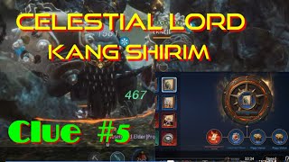 MIR4  CELESTIAL LORD KANG SHIRIM CLUE 5 [upl. by Aneev]