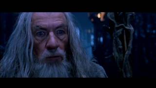 Gandalf vs Saruman HD  Fight Scene from The Fellowship of the Ring [upl. by Neicul]