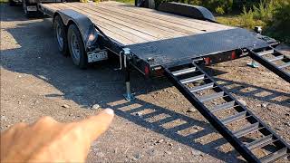 Trailer Project Part 4 trailer jacks [upl. by Tamsky]