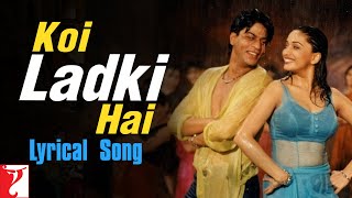 Koi Ladki Hai  Lyrical Song  Dil To Pagal Hai  Shah Rukh Khan Madhuri  Lata Udit Anand Bakshi [upl. by Hairahcaz52]