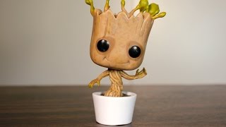 DANCING GROOT Guardians of the Galaxy Funko Pop review [upl. by Radman]