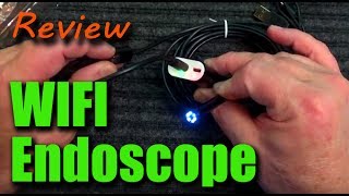 Gadget Review  WIFI Waterproof Endoscope Inspection Camera [upl. by Elleret]