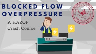 Blocked Flow Overpressure  A HAZOP Crash Course [upl. by Atilam]