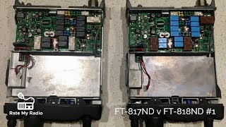 Yaesu FT817 vs FT818 Part 1 with Weak Signal RX Comparison [upl. by Artim]