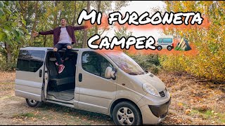 os enseño mi FURGONETA CAMPER  CAMPER VAN ideal para VIAJAR y ACAMPAR [upl. by Urissa]