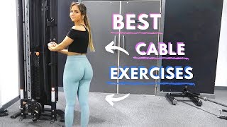 TOP 10 Best Leg  Glute Cable Exercises [upl. by Marcy]