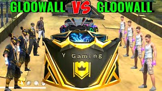 Gloowall vs Gloowall Fight On Factory Roof 👿 NOOB ADAM vs PRO PLAYER ⚡ Gloowall Skin Fight Free Fire [upl. by Intruoc]