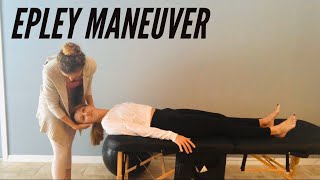 EPLEY Maneuver Vertigo Exercise [upl. by Romeon]