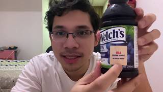 WELCH Grape Juice  Drink Review 135 [upl. by Anrym614]